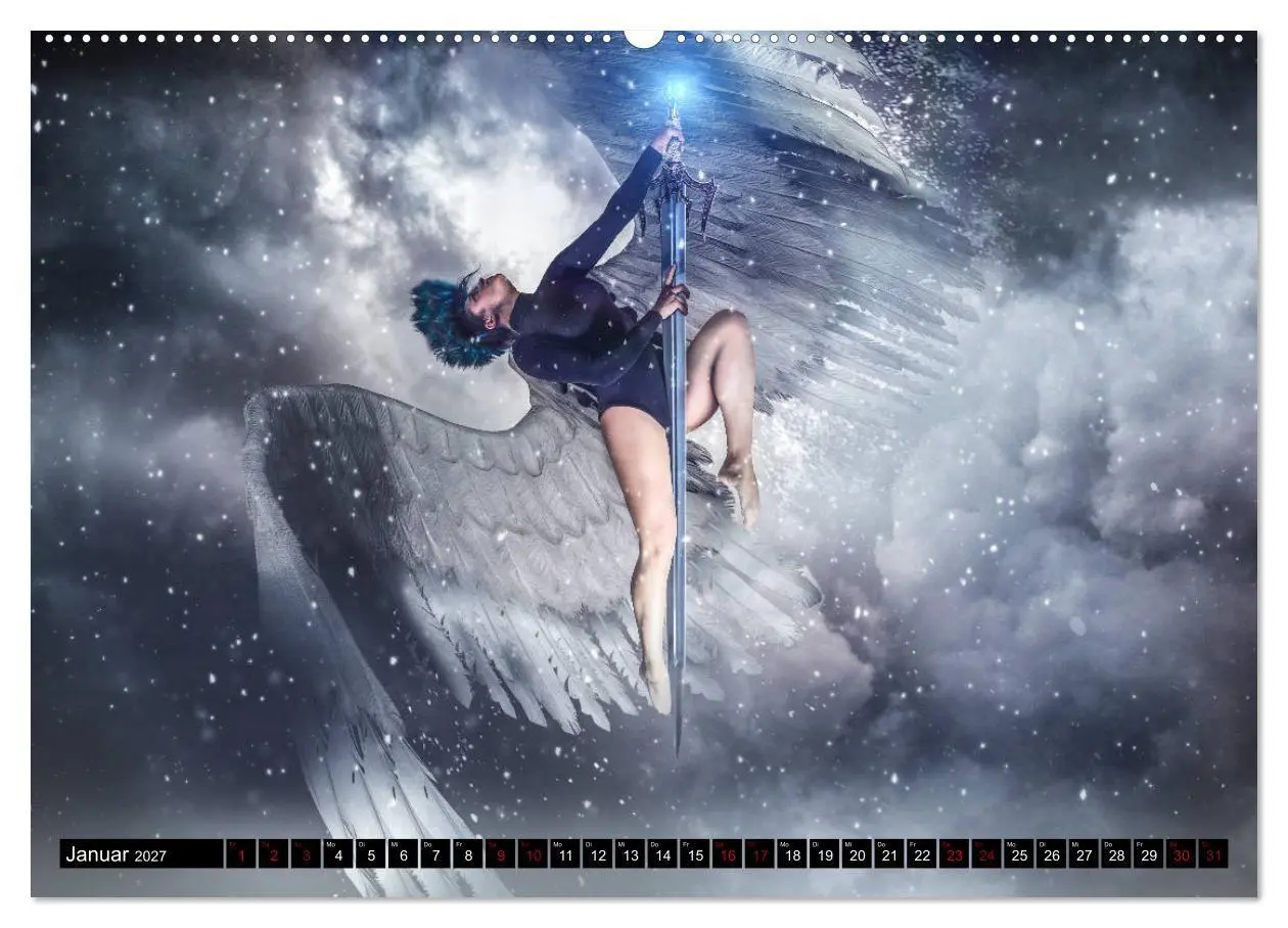 Bild: 9783569800687 | Pole Dance Engel (Wandkalender 2027 DIN A2 quer), CALVENDO...