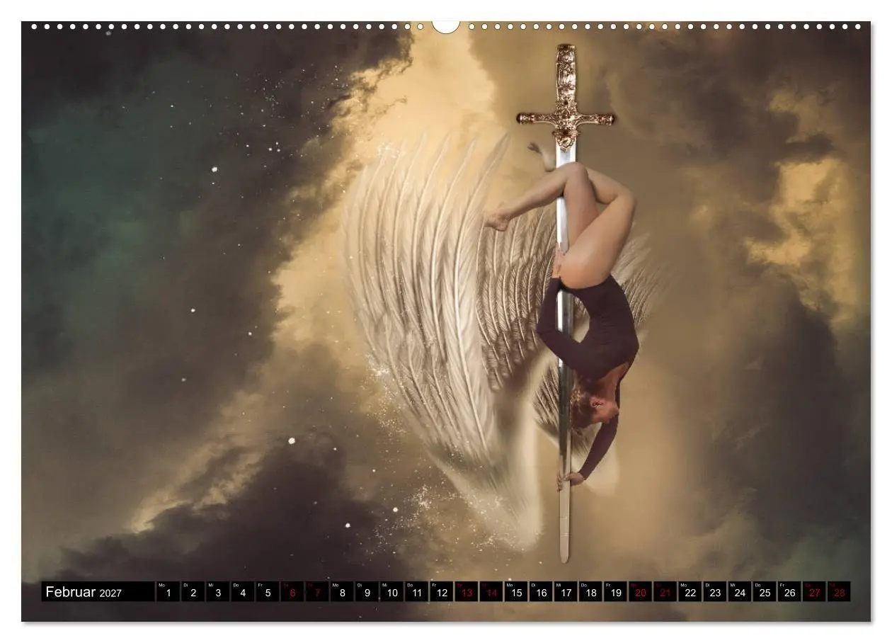 Bild: 9783569800687 | Pole Dance Engel (Wandkalender 2027 DIN A2 quer), CALVENDO...