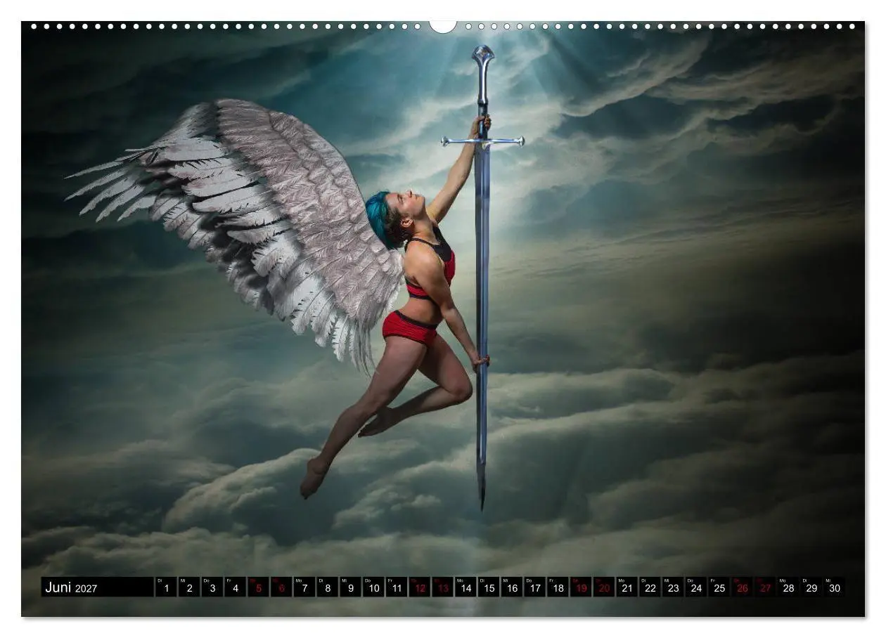 Bild: 9783569800687 | Pole Dance Engel (Wandkalender 2027 DIN A2 quer), CALVENDO...