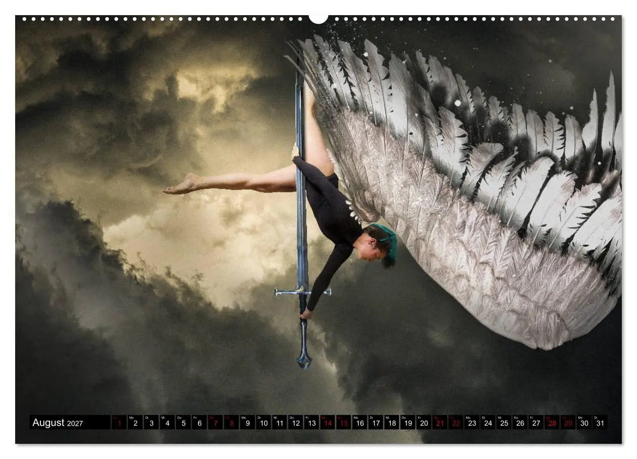Bild: 9783569800687 | Pole Dance Engel (Wandkalender 2027 DIN A2 quer), CALVENDO...