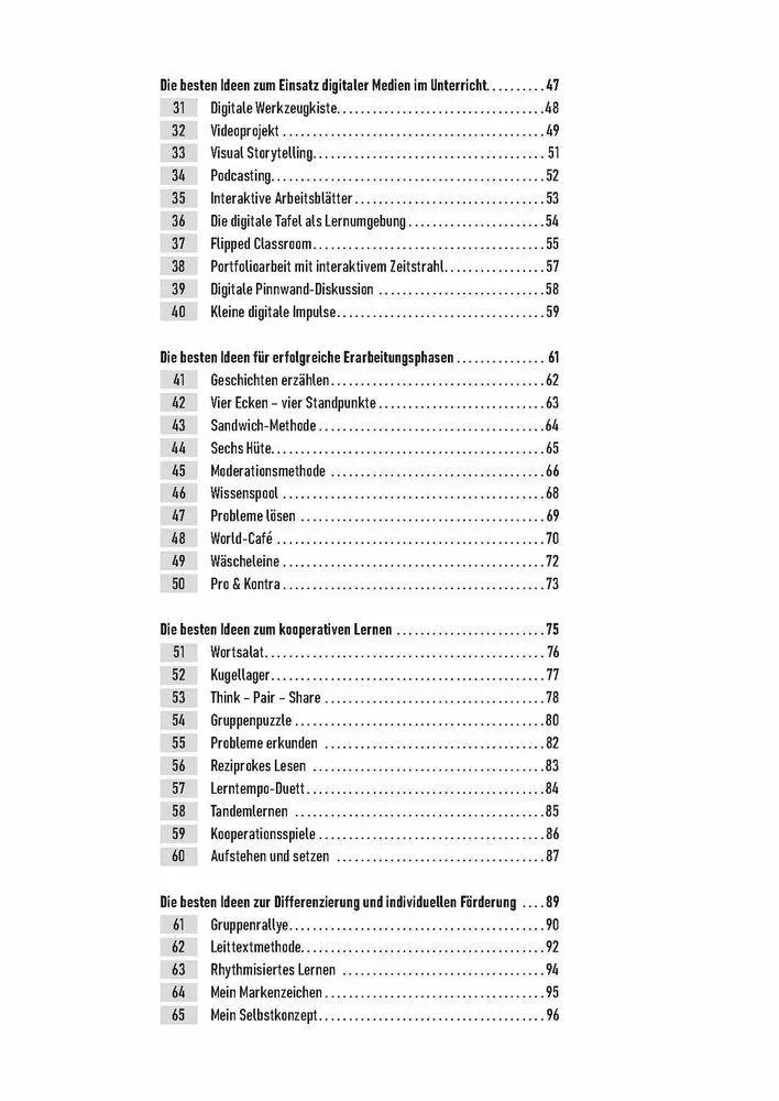 Bild: 9783834670687 | Die 200 besten Unterrichtsmethoden für die Sekundarstufe | Thömmes