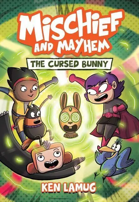 Cover: 9780062970787 | Mischief and Mayhem #2: The Cursed Bunny | A Graphic Novel | Ken Lamug