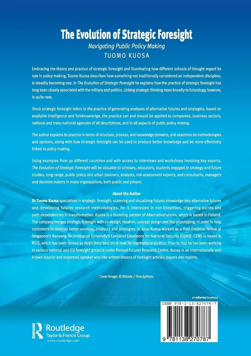 Rückseite: 9781138270787 | The Evolution of Strategic Foresight | Navigating Public Policy Making