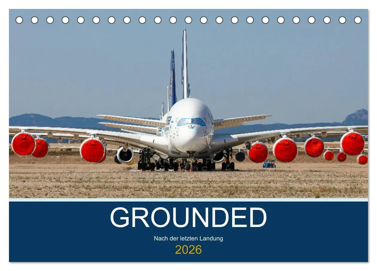 Cover: 9783457610787 | GROUNDED (Tischkalender 2026 DIN A5 quer), CALVENDO Monatskalender