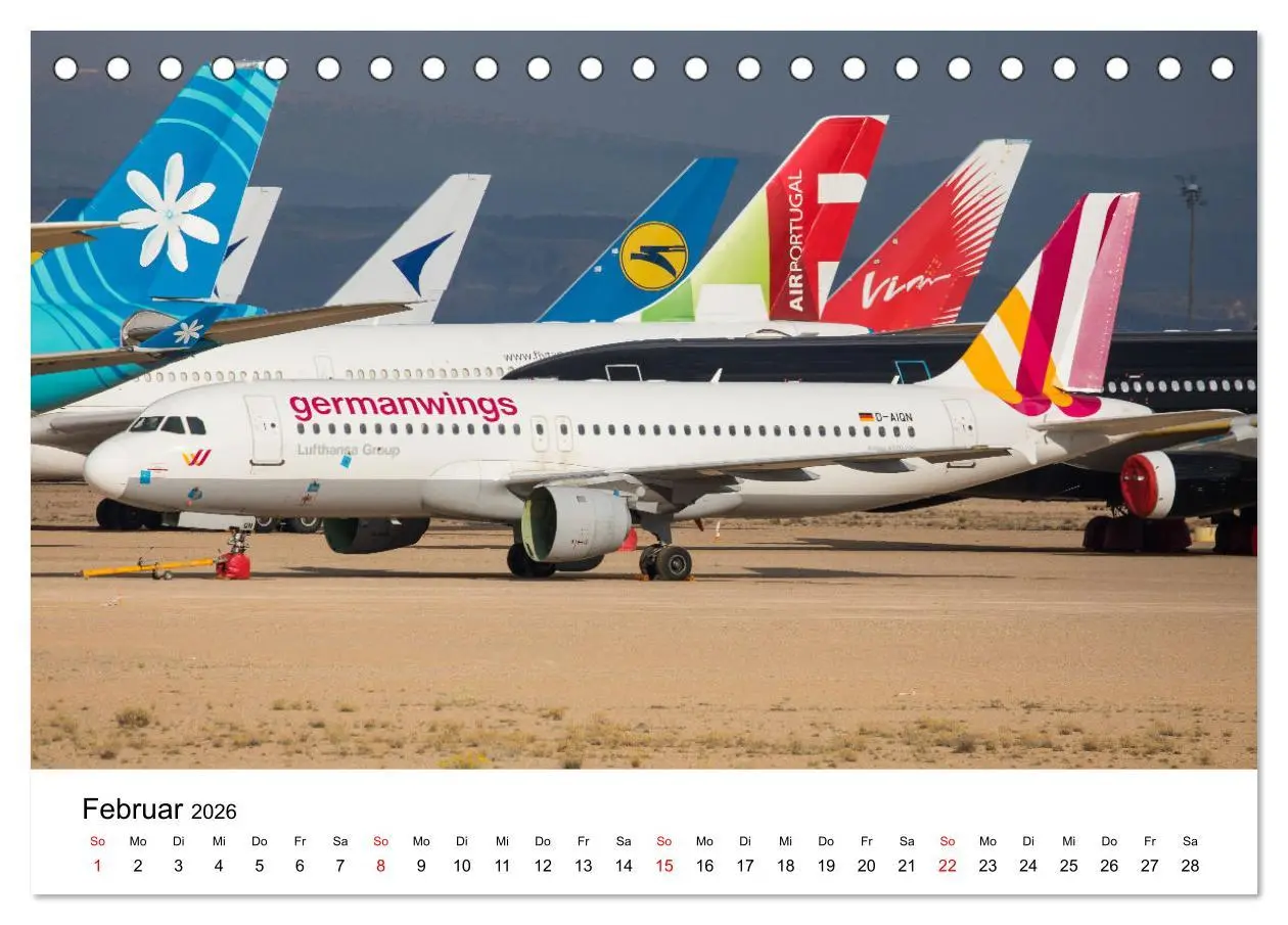 Bild: 9783457610787 | GROUNDED (Tischkalender 2026 DIN A5 quer), CALVENDO Monatskalender