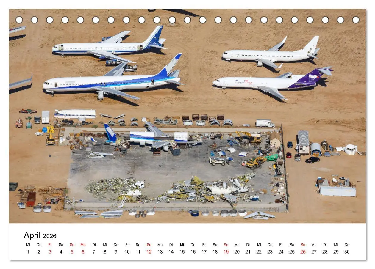 Bild: 9783457610787 | GROUNDED (Tischkalender 2026 DIN A5 quer), CALVENDO Monatskalender