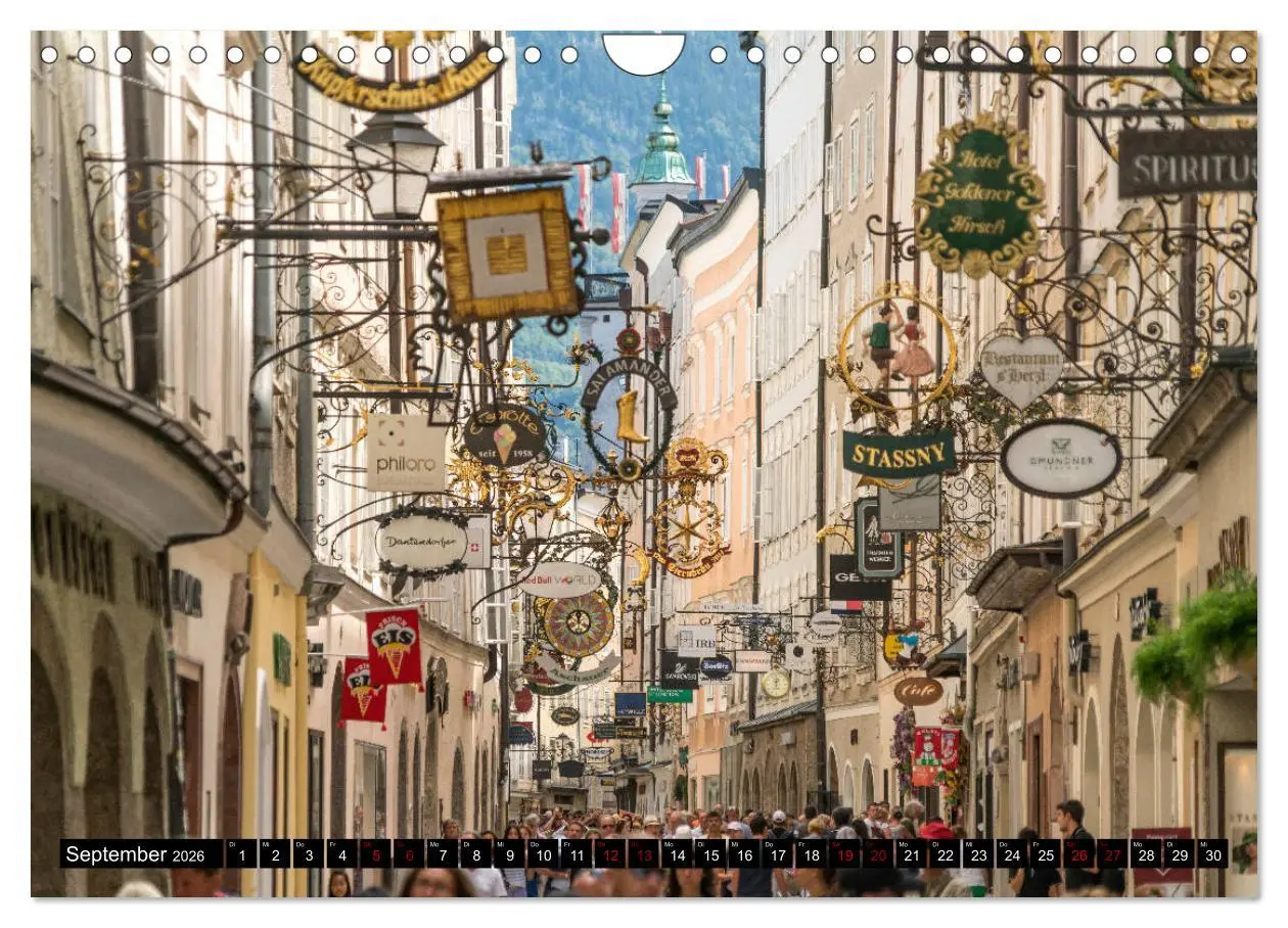 Bild: 9783457850787 | Salzburg - Österreich (Wandkalender 2026 DIN A4 quer), CALVENDO...
