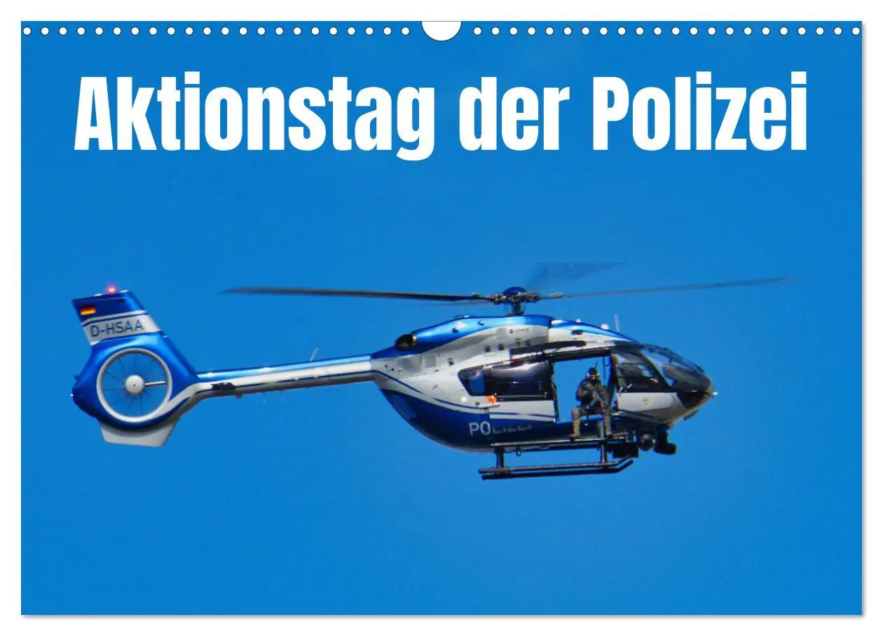 Cover: 9783457530887 | Aktionstag der Polizei (Wandkalender 2026 DIN A3 quer), CALVENDO...