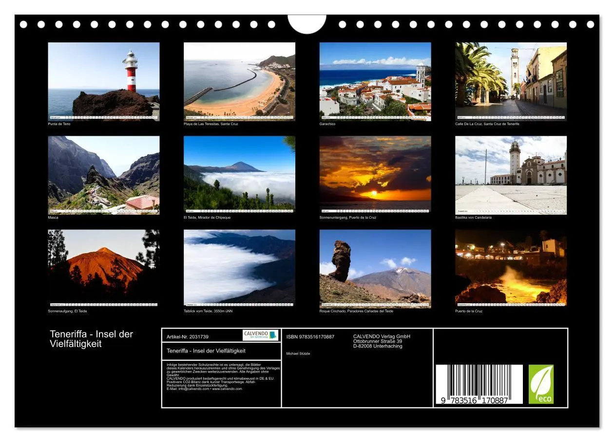 Bild: 9783516170887 | Teneriffa - Insel der Vielfältigkeit (Wandkalender 2026 DIN A4...