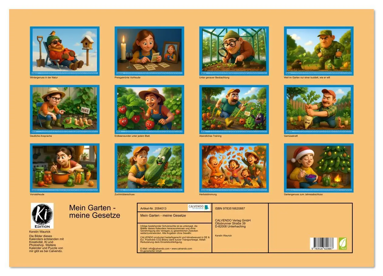 Bild: 9783516620887 | Mein Garten - meine Gesetze (Wandkalender 2026 DIN A2 quer),...