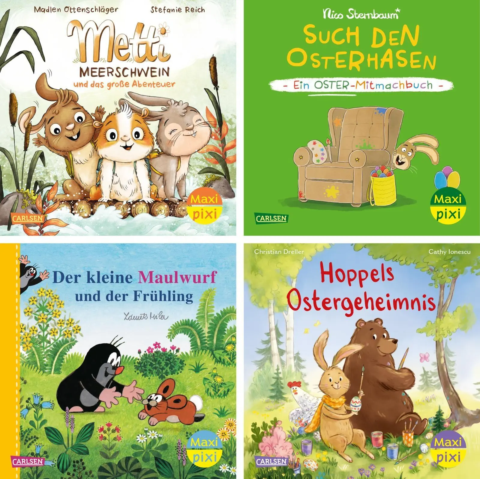 Cover: 9783551030887 | Maxi-Pixi-4er-Set 124: Der Frühling ist da! (4x1 Exemplar) | Diverse