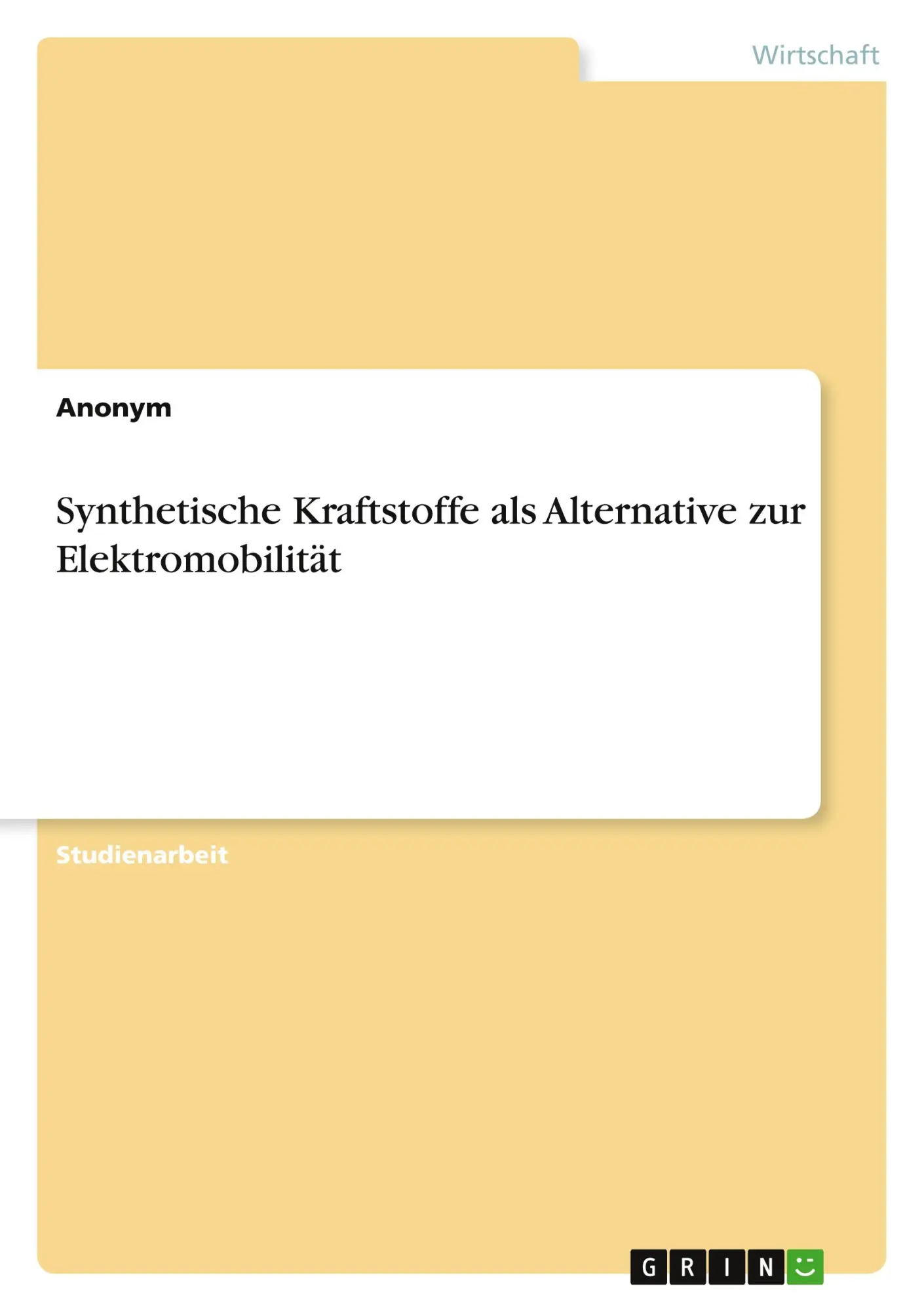 Cover: 9783346190987 | Synthetische Kraftstoffe als Alternative zur Elektromobilität | Buch