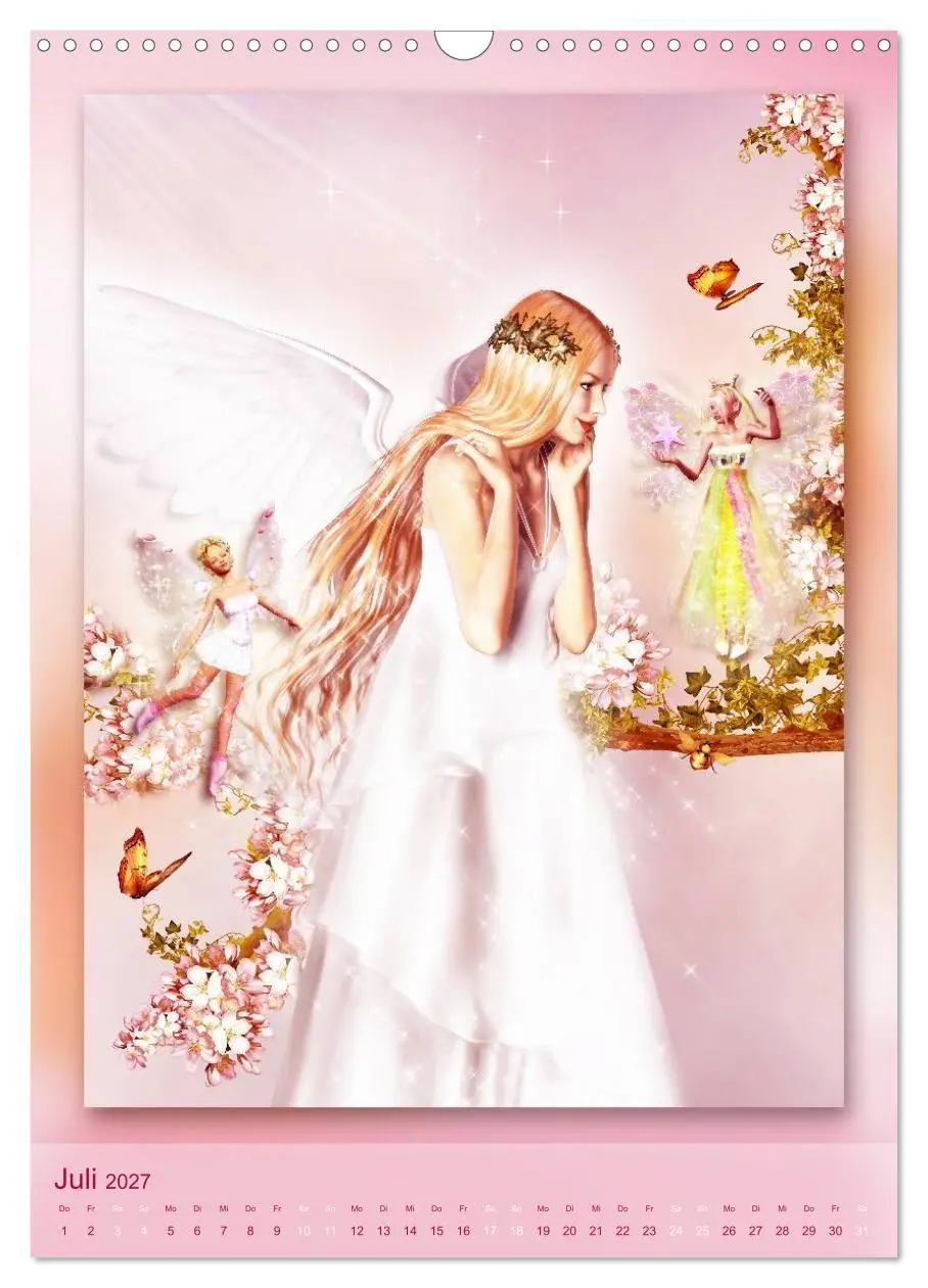 Bild: 9783594210987 | Engel - Kalender (Wandkalender 2027 DIN A3 hoch), CALVENDO...