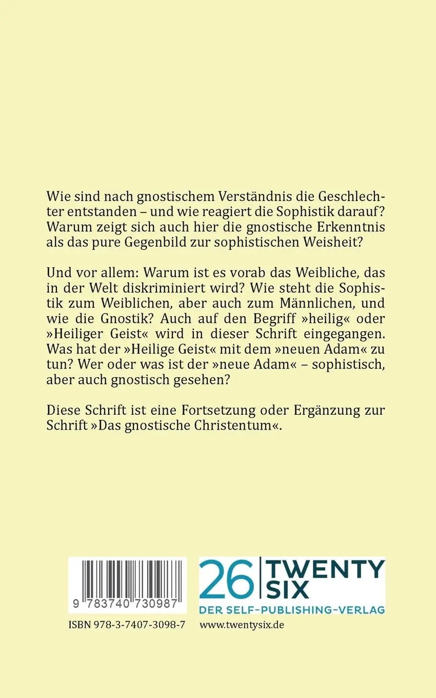 Rückseite: 9783740730987 | Das gnostische Christentum - Teil 2 | Der Kugelmensch Platons | Breig