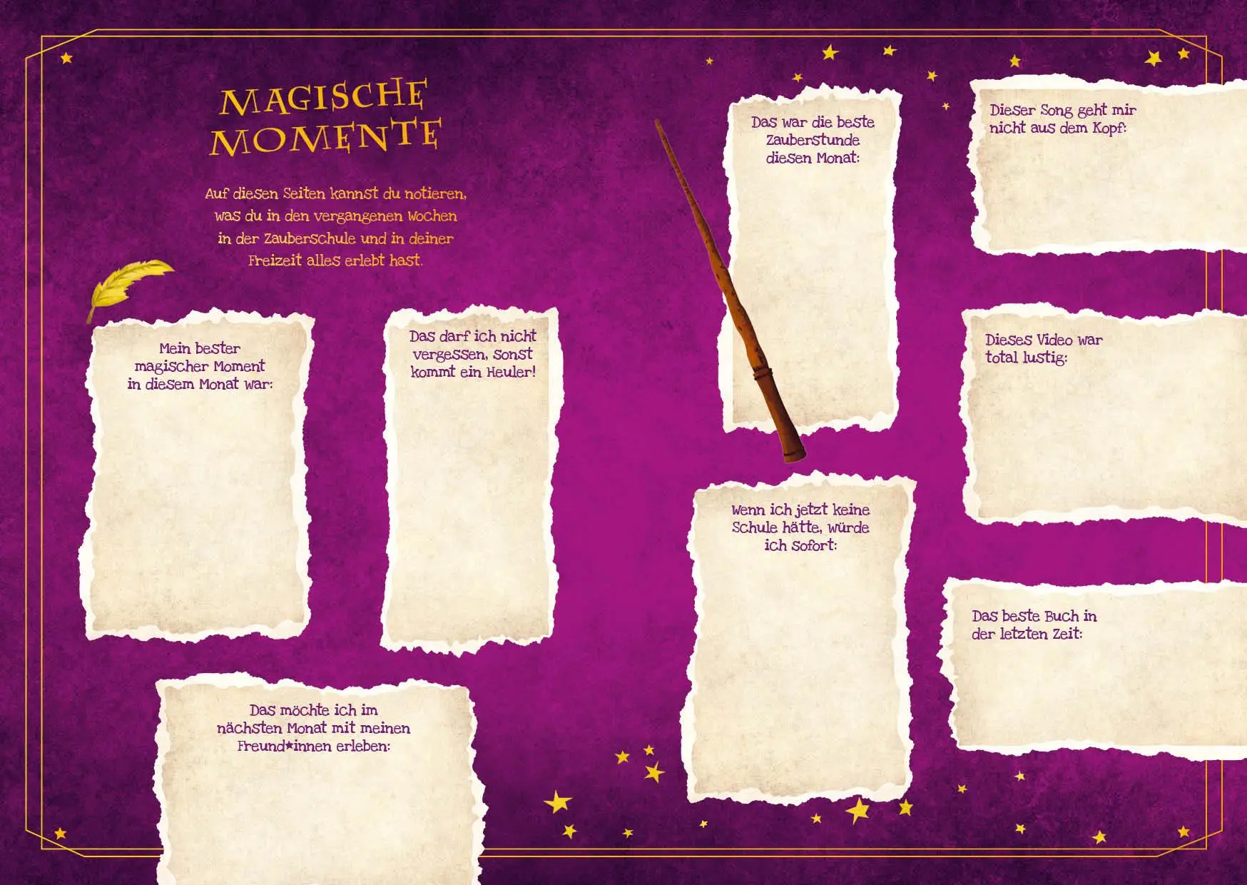 Bild: 9783745920987 | Mein Schülerkalender für Harry Potter-Fans! 2024/2025 | Buch | Deutsch