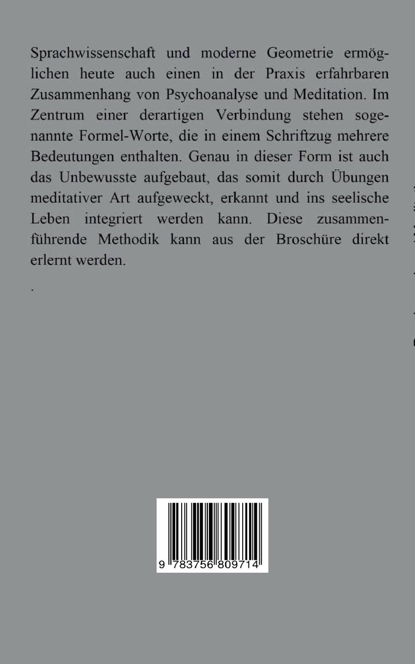 Rückseite: 9783752850987 | Psychoanalyse / Meditation | Günter von Hummel | Taschenbuch | Deutsch