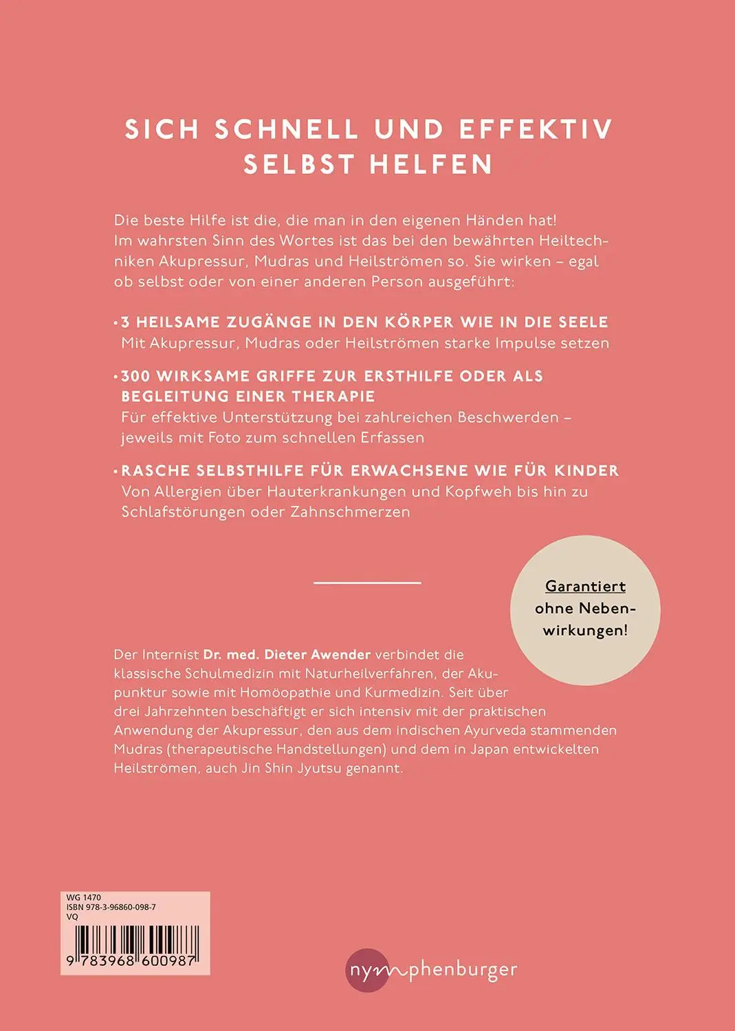 Bild: 9783968600987 | Heile dich selbst mit deinen Händen | Dieter Awender | Taschenbuch