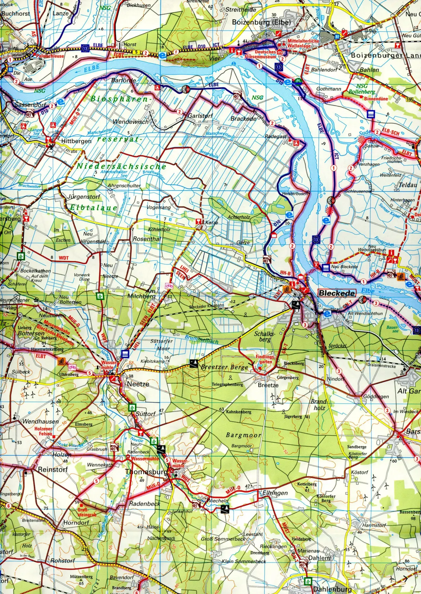 Bild: 9783969900987 | ADFC-Regionalkarte Elbe Wendland, 1:75.000, mit...