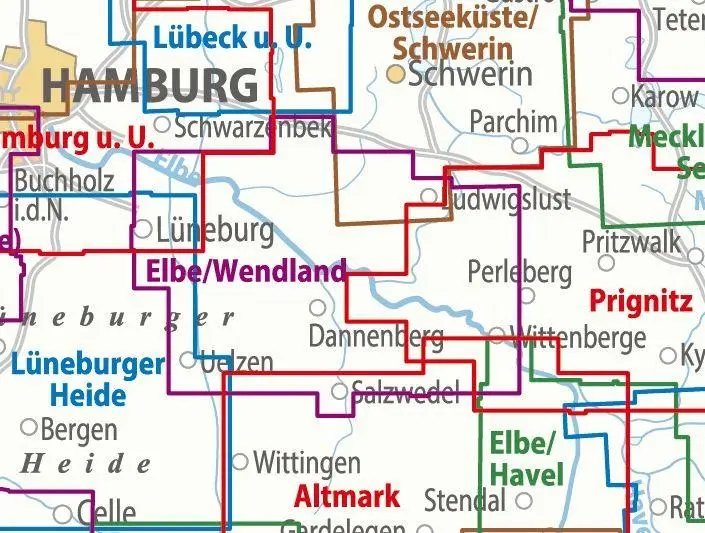 Bild: 9783969900987 | ADFC-Regionalkarte Elbe Wendland, 1:75.000, mit...