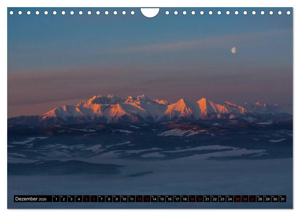 Bild: 9783457891087 | Tatra. Polen und Slowakei (Wandkalender 2026 DIN A4 quer), CALVENDO...