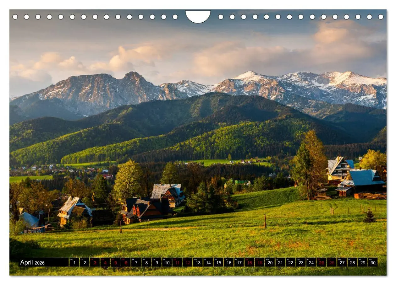 Bild: 9783457891087 | Tatra. Polen und Slowakei (Wandkalender 2026 DIN A4 quer), CALVENDO...