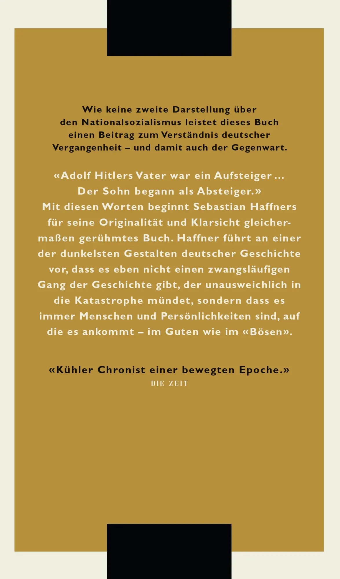 Rückseite: 9783498001087 | Anmerkungen zu Hitler | Sebastian Haffner | Buch | 192 S. | Deutsch