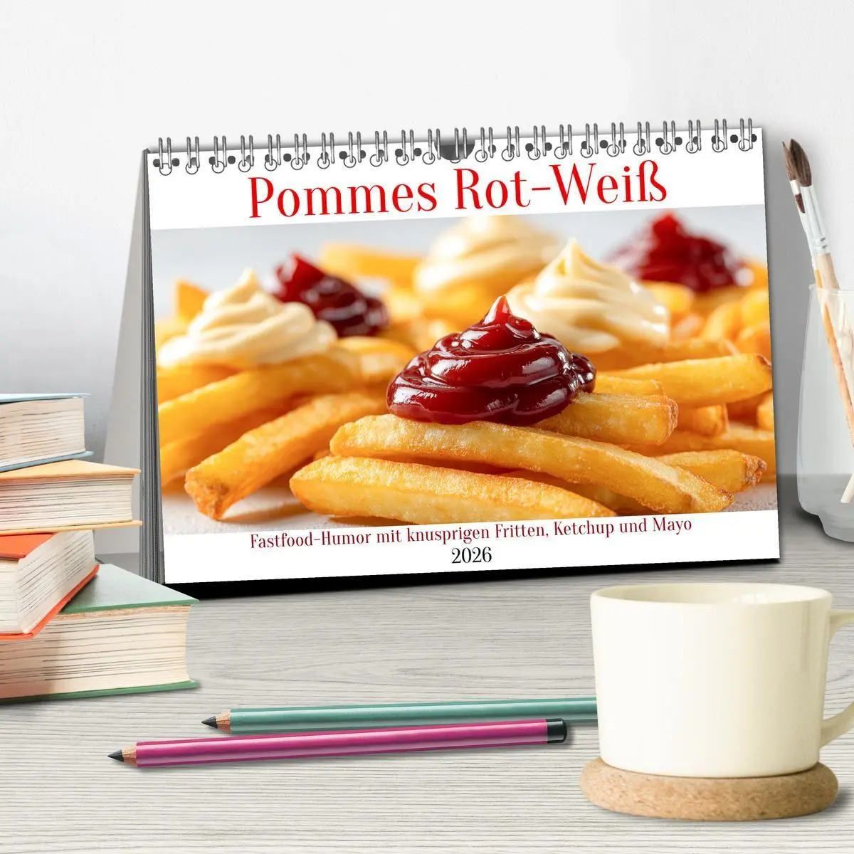 Bild: 9783516671087 | Pommes Rot-Weiß - Fastfood-Humor mit knusprigen Fritten, Ketchup...