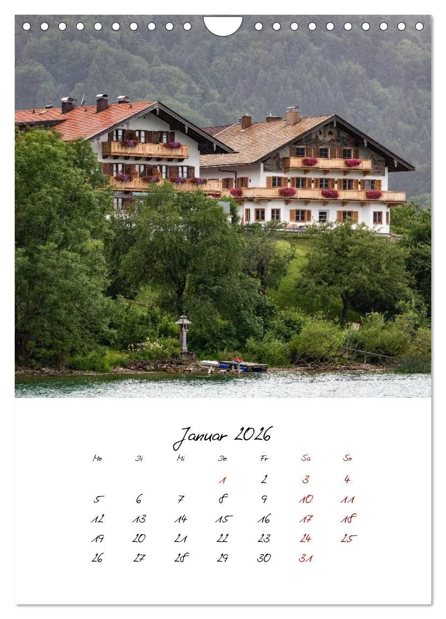 Bild: 9783516741087 | Tegernsee - Im Herz der Natur (Wandkalender 2026 DIN A4 hoch),...