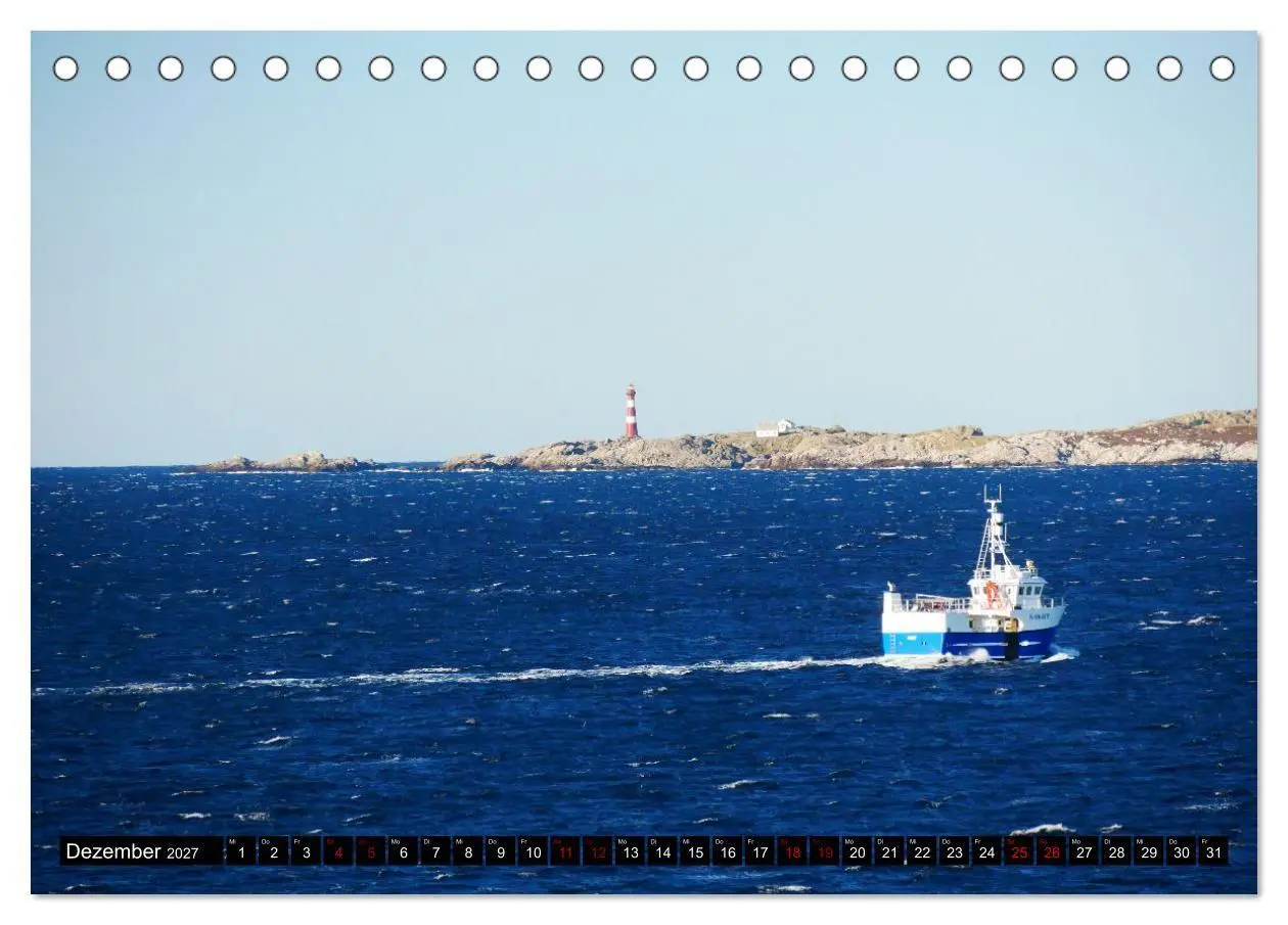 Bild: 9783569211087 | Bergen - Kirkenes - Bergen mit dem Postschiff (Tischkalender 2027...