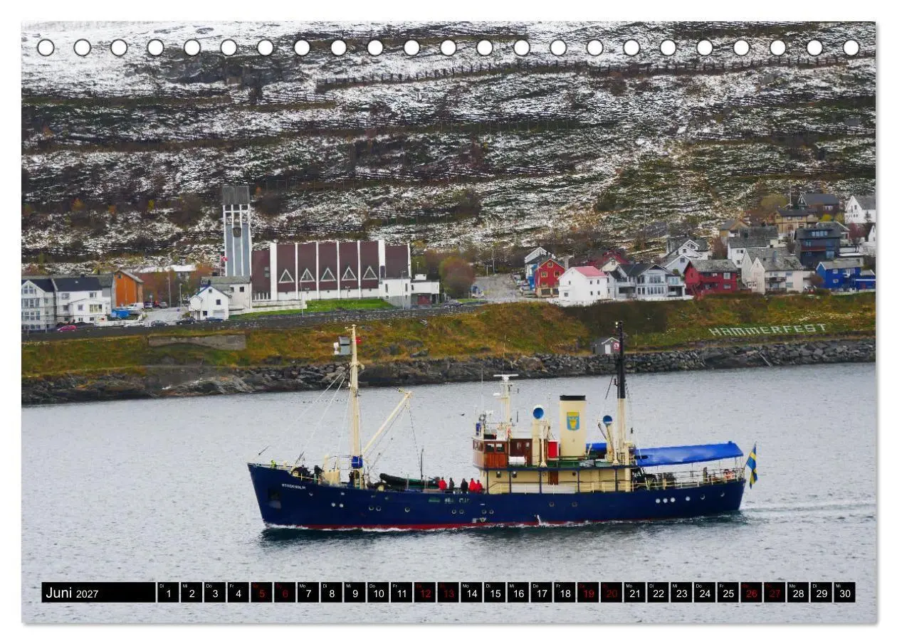 Bild: 9783569211087 | Bergen - Kirkenes - Bergen mit dem Postschiff (Tischkalender 2027...