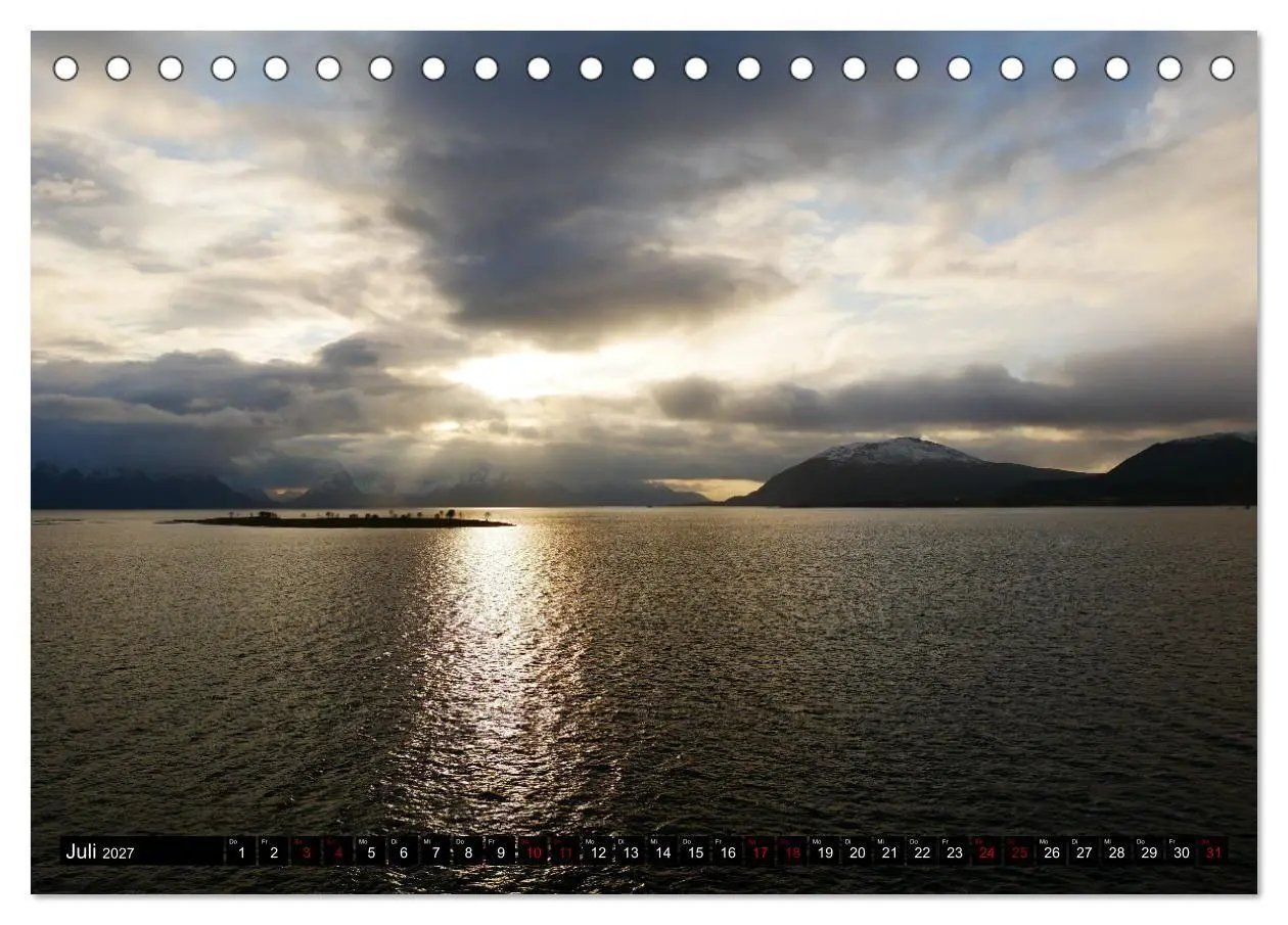 Bild: 9783569211087 | Bergen - Kirkenes - Bergen mit dem Postschiff (Tischkalender 2027...