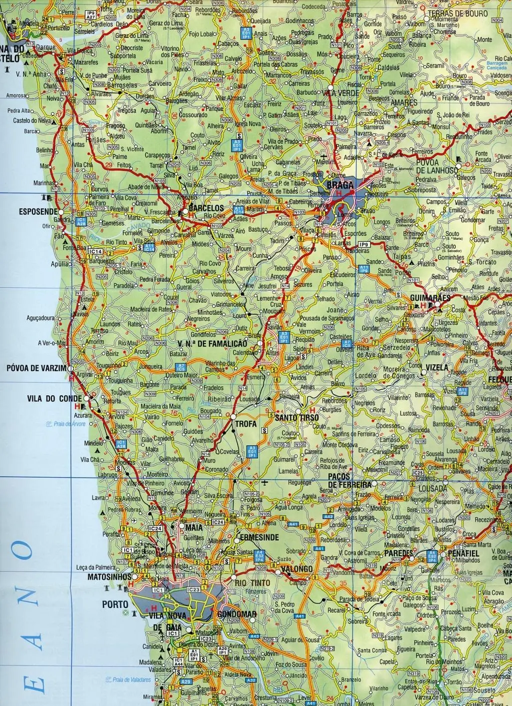 Bild: 9789895561087 | Portugal North 1 : 250 000 | Norte Portugal | (Land-)Karte | Englisch