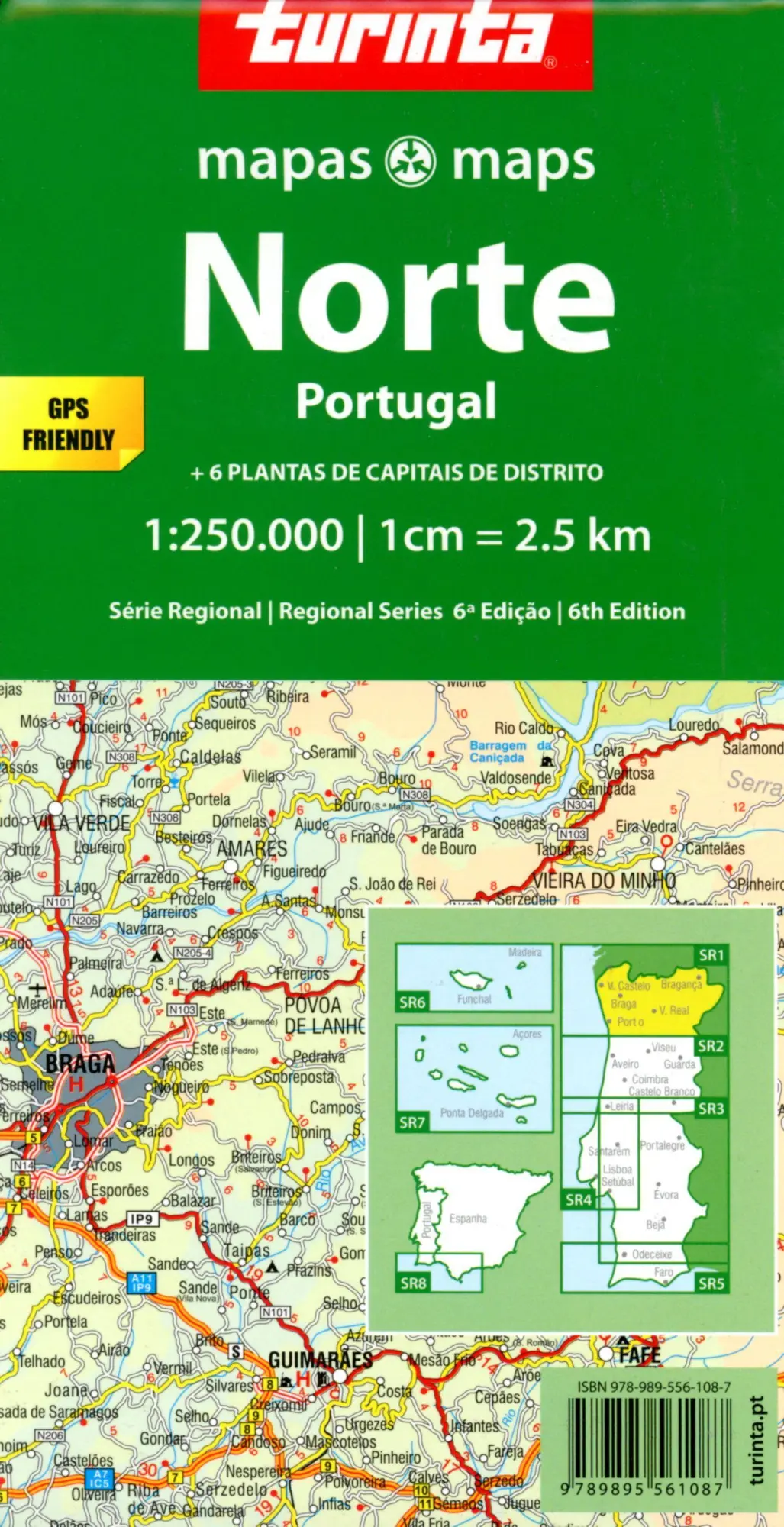 Bild: 9789895561087 | Portugal North 1 : 250 000 | Norte Portugal | (Land-)Karte | Englisch