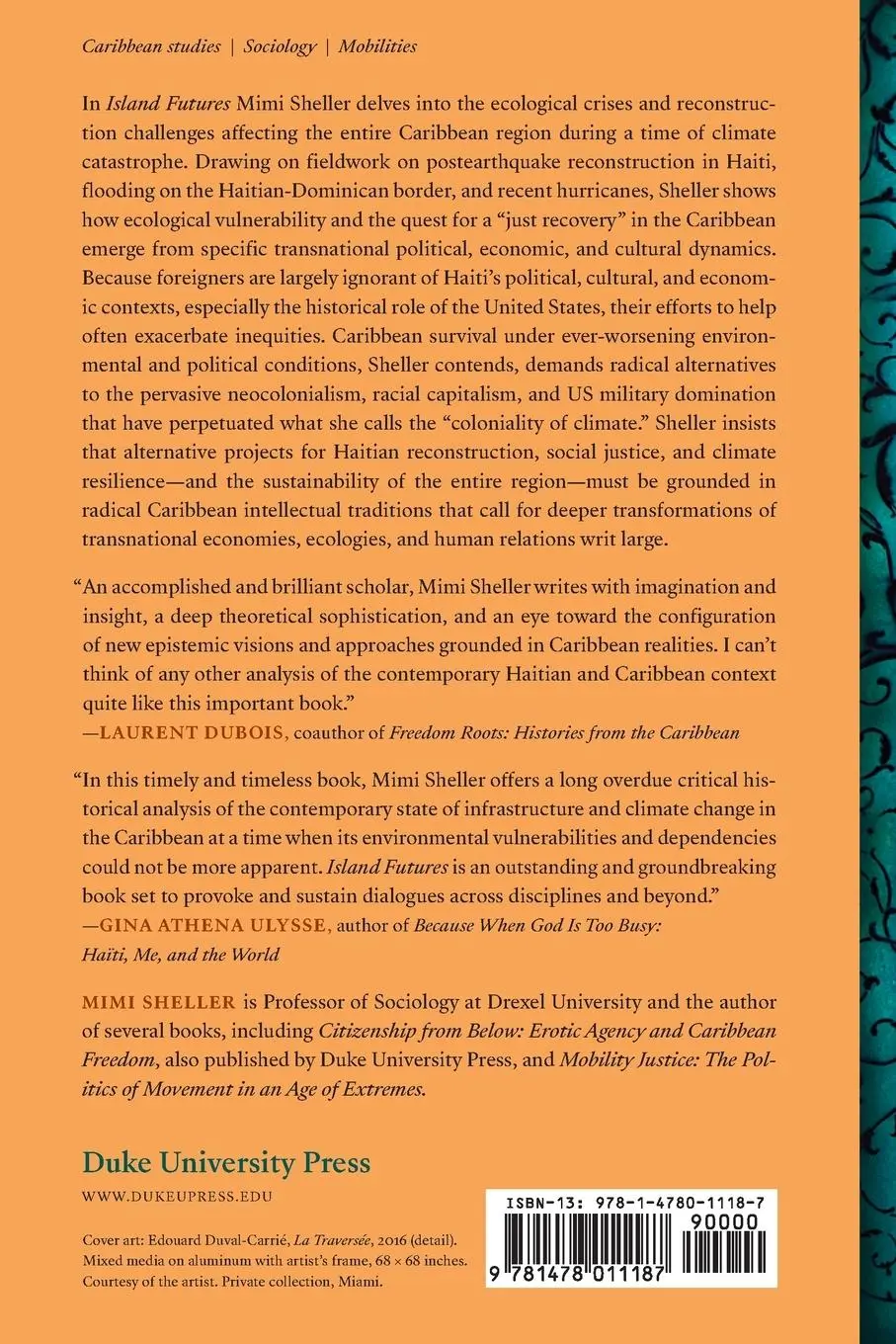 Rückseite: 9781478011187 | Island Futures | Caribbean Survival in the Anthropocene | Mimi Sheller