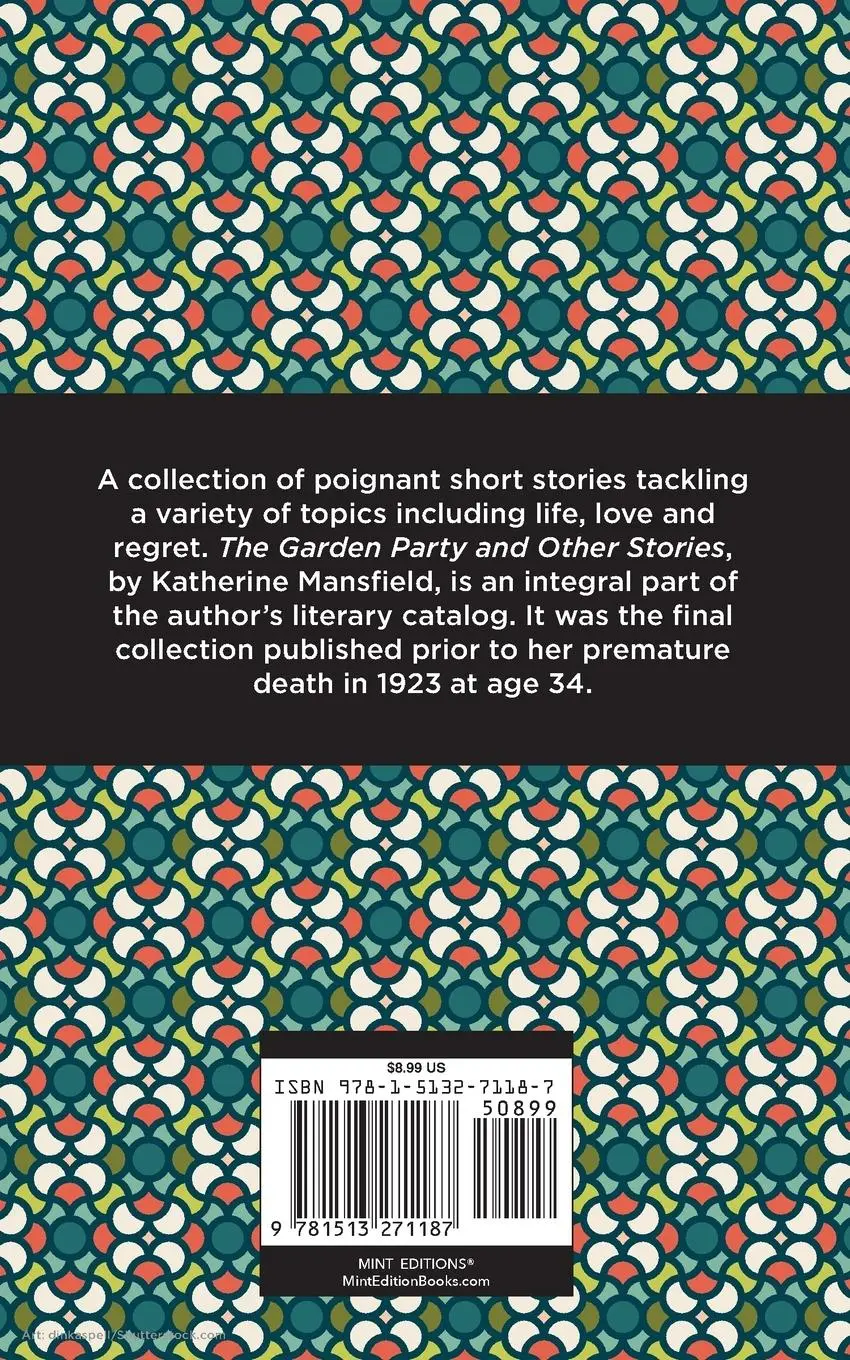 Rückseite: 9781513271187 | The Garden Party and Other Stories | Katherine Mansfield | Taschenbuch