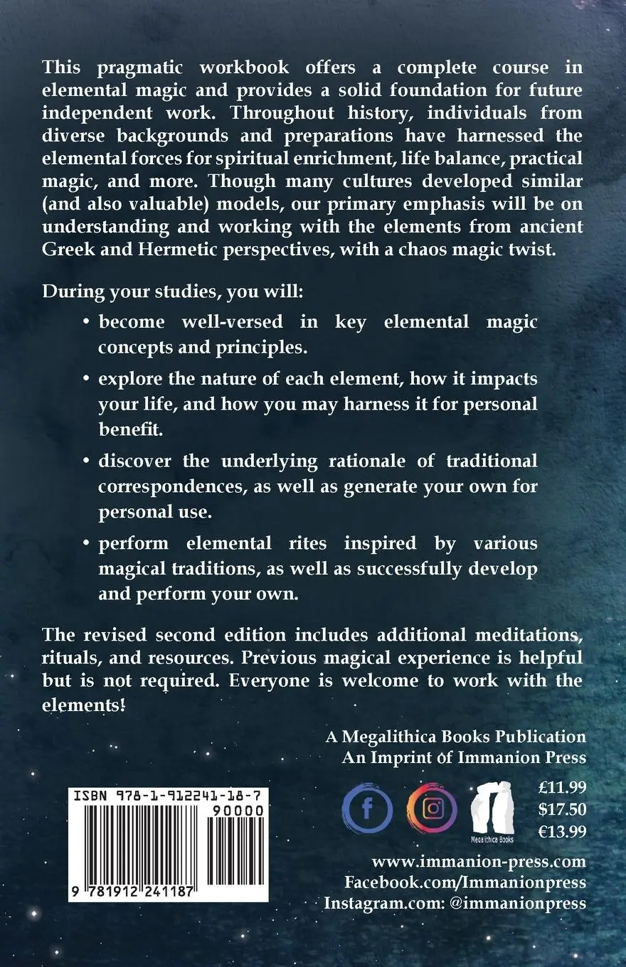Rückseite: 9781912241187 | The Elemental Magic Workbook | Soror Velchanes | Taschenbuch | 2020