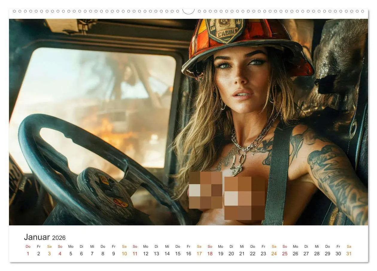 Bild: 9783457261187 | Feuerwehrfrauen - Feuer und Flamme (hochwertiger Premium...
