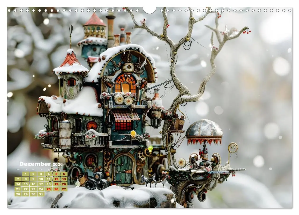 Bild: 9783457401187 | Miniaturwelt Faszinierend winzige Häuser im Steampunk-Stil...