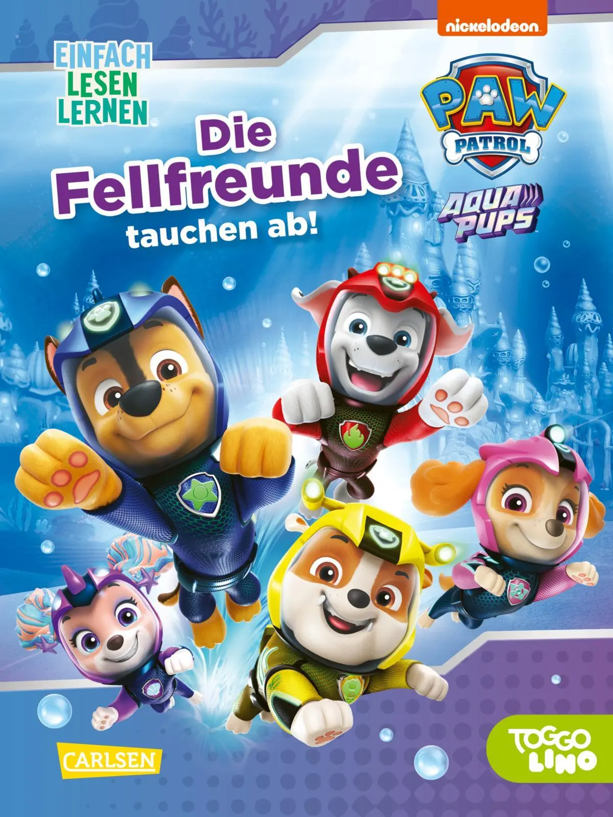 Cover: 9783551691187 | PAW Patrol Erstlesebuch: Aqua Pups: Die Fellfreunde tauchen ab! | Lon