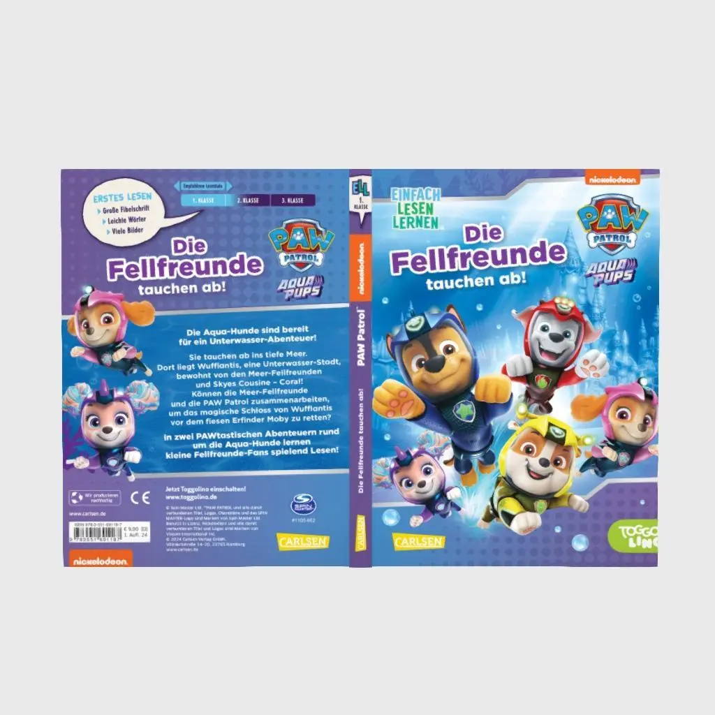 Bild: 9783551691187 | PAW Patrol Erstlesebuch: Aqua Pups: Die Fellfreunde tauchen ab! | Lon
