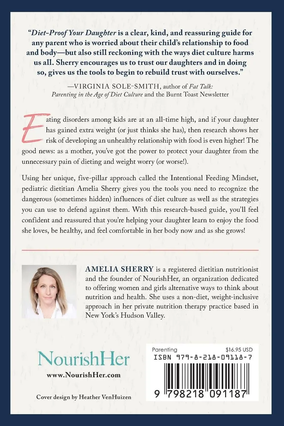 Rückseite: 9798218091187 | Diet-Proof Your Daughter | Amelia Sherry | Taschenbuch | Englisch