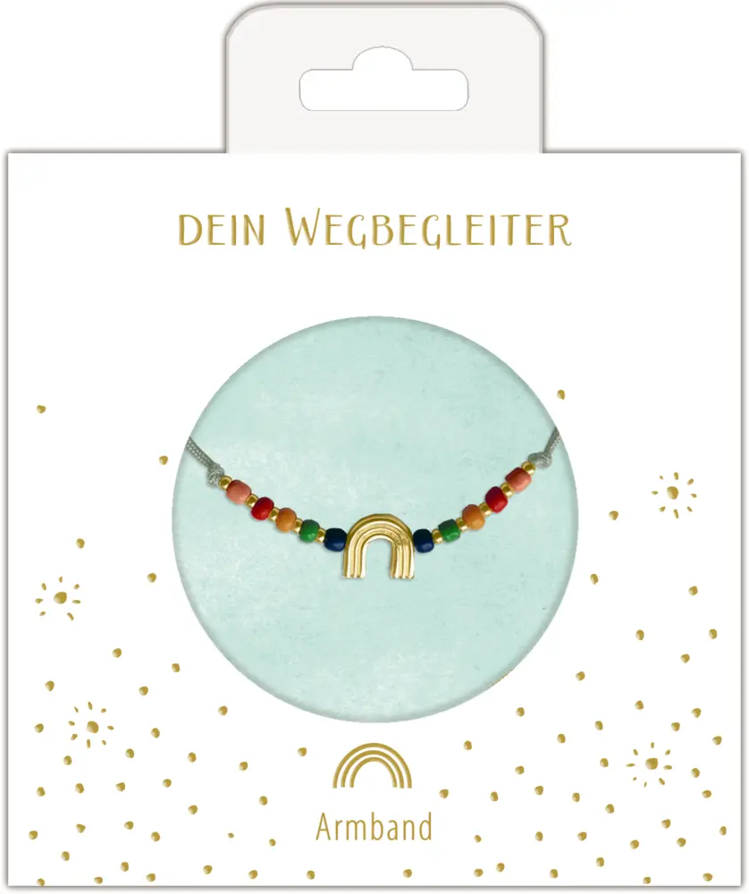 Armband - Armband mit Regenbogenanhänger