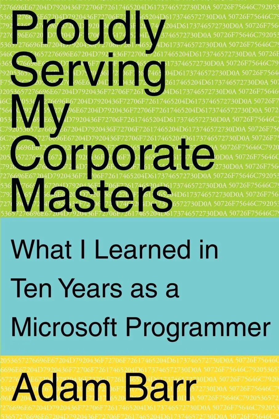 Cover: 9780595161287 | Proudly Serving My Corporate Masters | Adam Barr | Taschenbuch | 2000