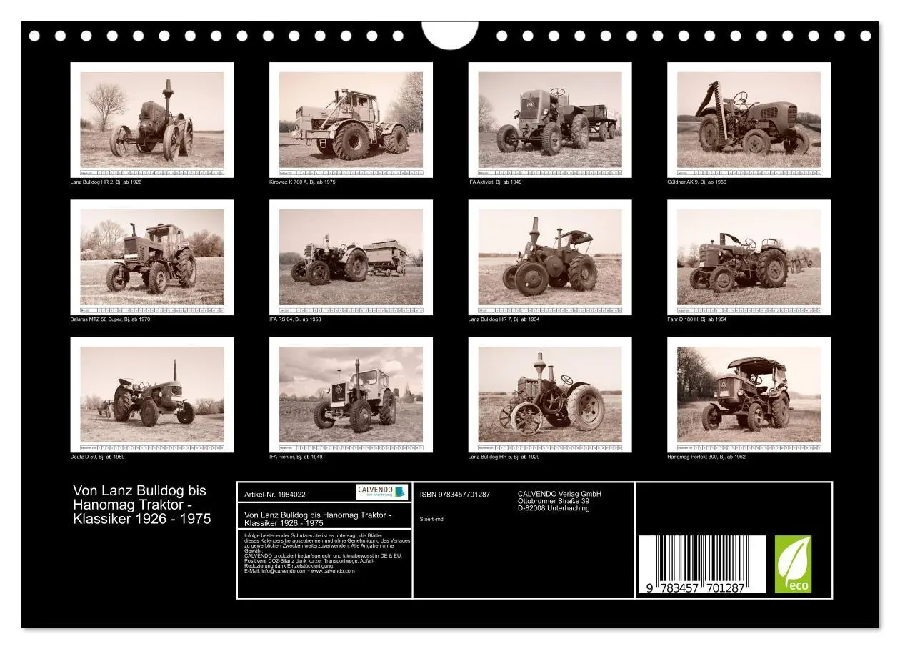Bild: 9783457701287 | Von Lanz Bulldog bis Hanomag Traktor - Klassiker 1926 - 1975...