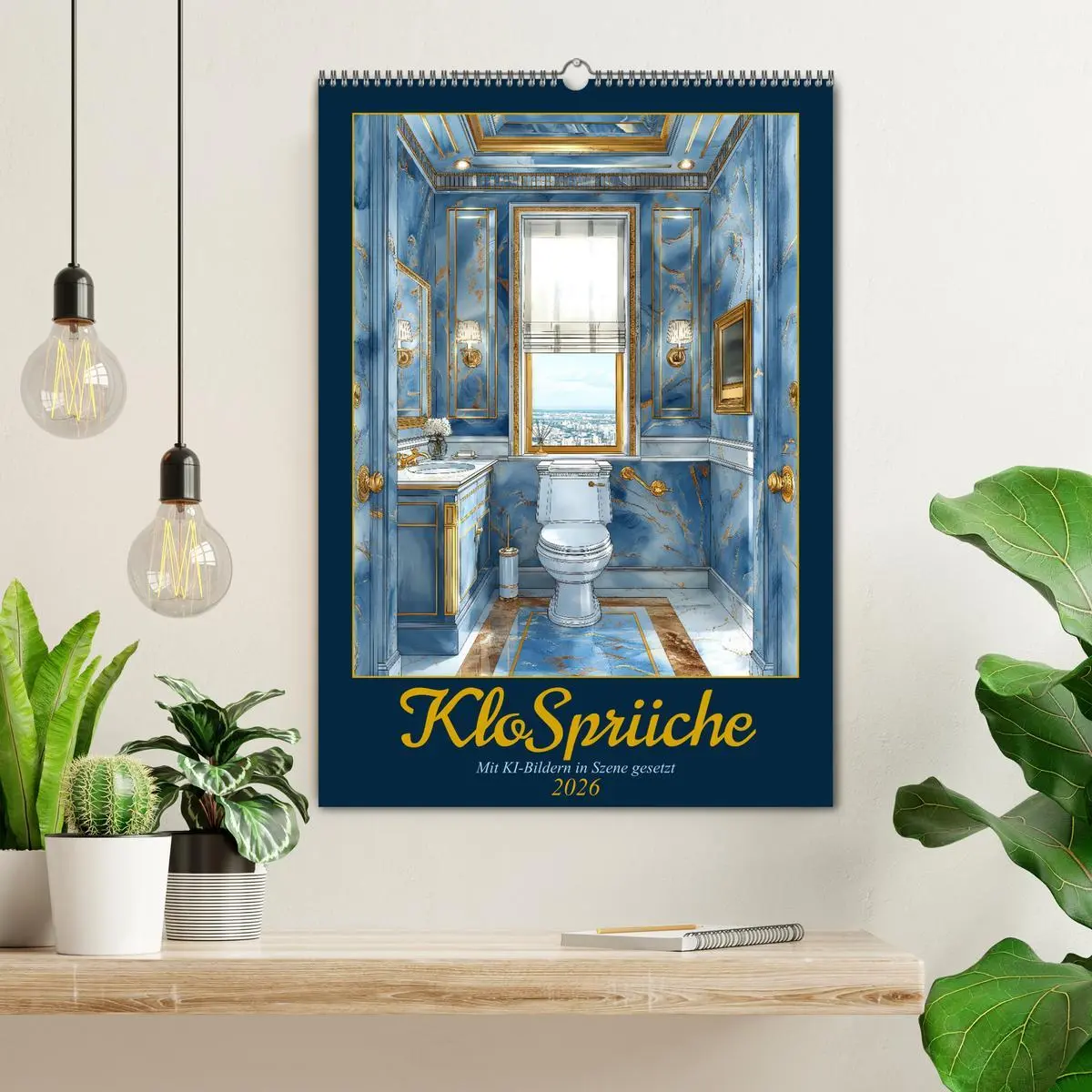 Bild: 9783516271287 | Klosprüche (Wandkalender 2026 DIN A2 hoch), CALVENDO Monatskalender