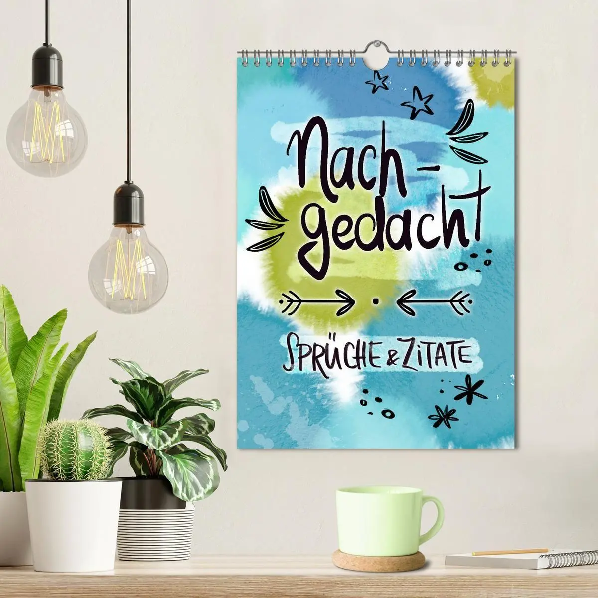 Bild: 9783569121287 | Nachgedacht-Sprüche und Zitate (Wandkalender 2027 DIN A4 hoch),...