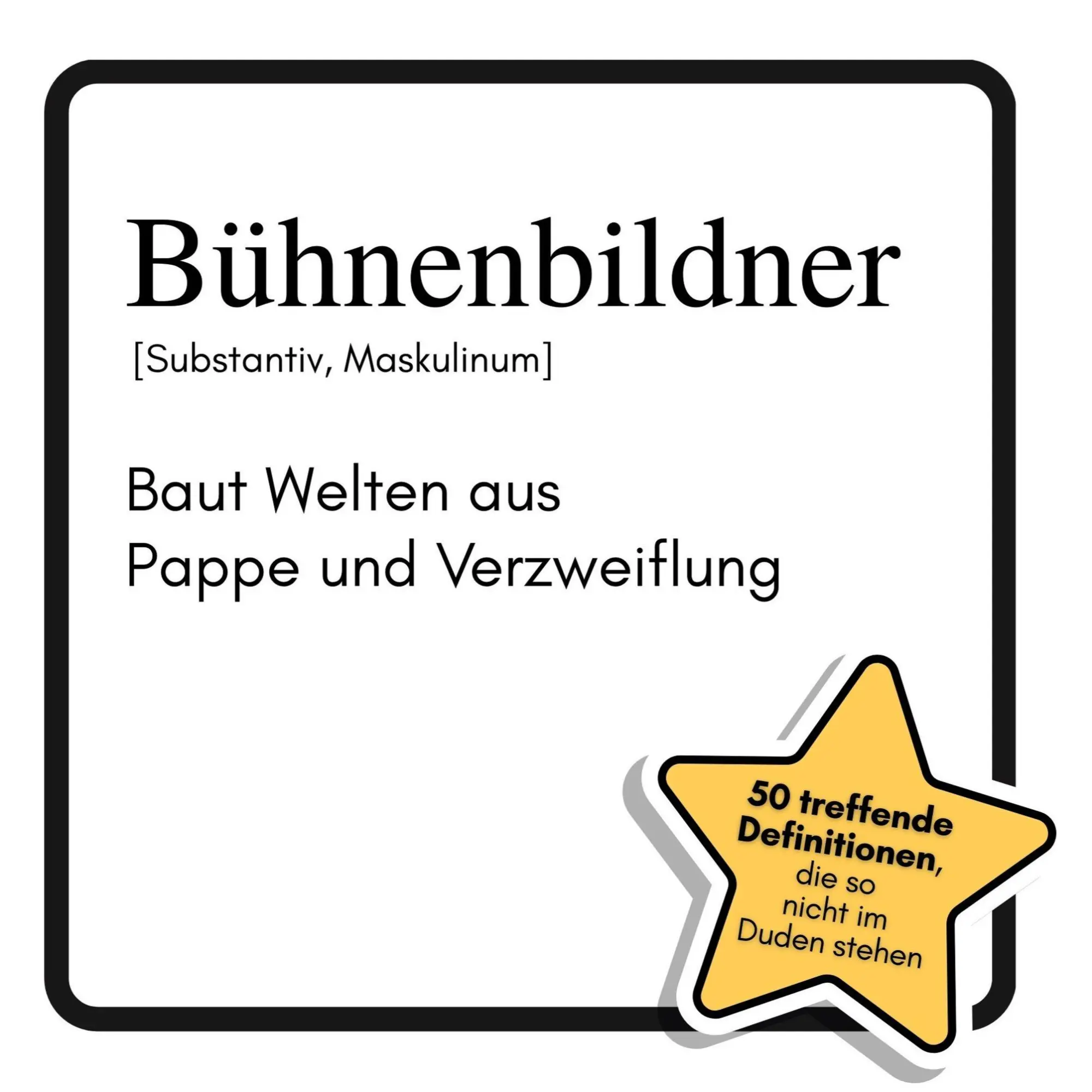 Cover: 9783695301287 | Bühnenbildner | Baut Welten aus Pappe und Verzweiflung | Schubert
