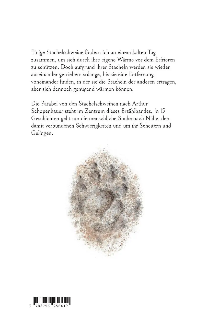 Rückseite: 9783750431287 | Stachelschweine | 15 Erzählungen | Dennis Pfefferkorn | Taschenbuch