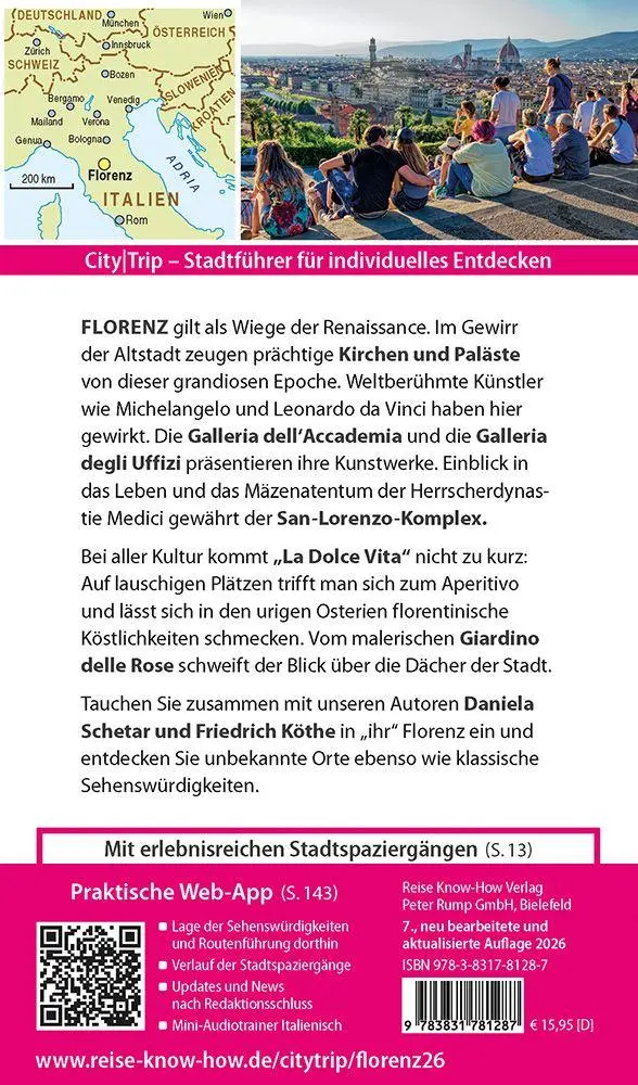 Bild: 9783831781287 | Reise Know-How CityTrip Florenz | Friedrich Köthe (u. a.) | Buch
