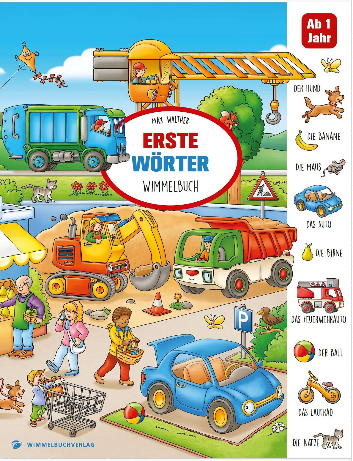 Cover: 9783985851287 | Erste Wörter Wimmelbuch | Max Walther | Buch | 14 S. | Deutsch | 2023